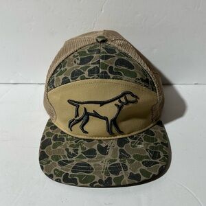 Fieldstone This Dog Will Hunt Trucker Hat Backwoods Camo Pattern One size